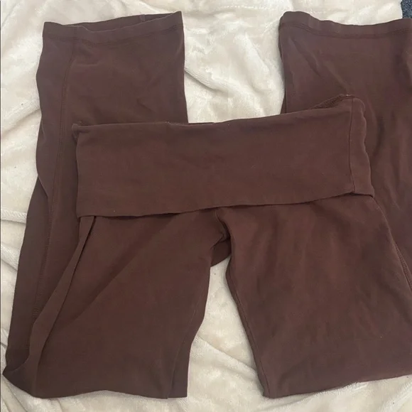 Foldover flared yoga pants - Picture 2 of 3